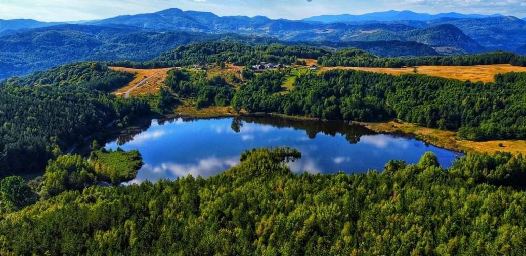 Pensiunea Lacul Mocearu Hotell Budesti  Exteriör bild